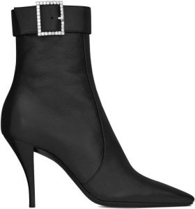 Saint Laurent Claude 90mm boots Black