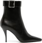 Saint Laurent Claude 90mm leather boots Black - Thumbnail 1