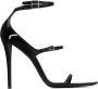 Saint Laurent Dita 110mm patent-finish sandals Black - Thumbnail 1