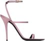 Saint Laurent Dive 110mm satin sandals Pink - Thumbnail 1