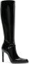 Saint Laurent knee-high patent boots Black - Thumbnail 1