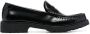 Saint Laurent Le Loafer high-shine finish flat shoes Black - Thumbnail 1