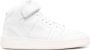 Saint Laurent logo-lettering leather sneakers White - Thumbnail 1