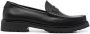 Saint Laurent logo-plaque loafers Black - Thumbnail 1