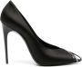 Saint Laurent Martinique 110mm satin pumps Black - Thumbnail 1