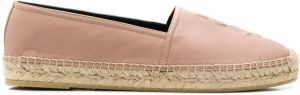 Saint Laurent Monogram espadrilles Neutrals
