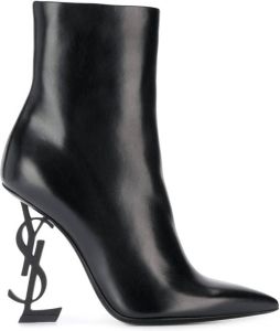Saint Laurent Opyum 105mm ankle boots Black