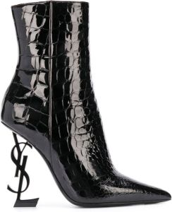Saint Laurent Opyum 110mm ankle boots Black