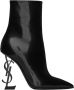 Saint Laurent Opyum 110mm leather boots Black - Thumbnail 1