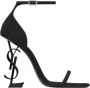Saint Laurent Opyum 110mm satin sandals Black - Thumbnail 1