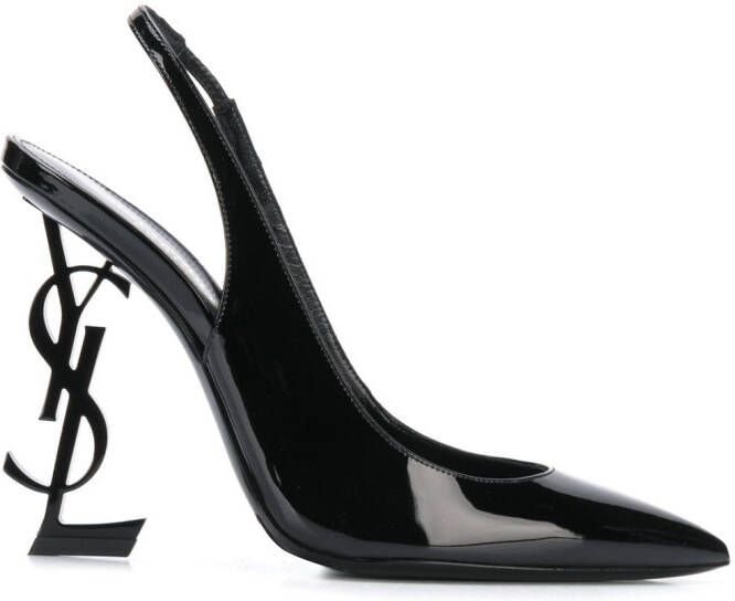 Saint Laurent Opyum 110mm slingback pumps Black