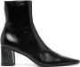 Saint Laurent Rainer 75mm leather boots Black - Thumbnail 1