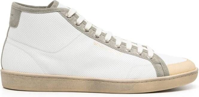 Saint Laurent SL 39 leather sneakers White