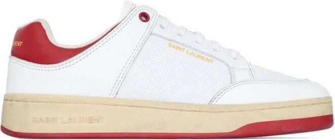 Saint Laurent SL 61 leather sneakers White