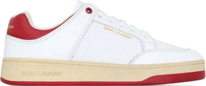 Saint Laurent SL 61 two-tone leather sneakers White