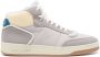 Saint Laurent SL 80 leather lace-up sneakers Grey - Thumbnail 1