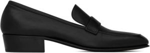 Saint Laurent Solferino 30mm leather loafers Black