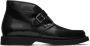 Saint Laurent Teddy monk-strap ankle boots Black - Thumbnail 1