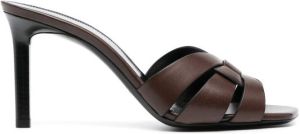 Saint Laurent Tribute high-heel sandals Brown