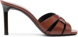 Saint Laurent Tribute stiletto sandals Brown