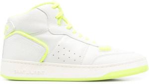 Saint Laurent two-tone high-top sneakers White