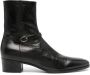 Saint Laurent Vlad smooth leather ankle boots Black - Thumbnail 1