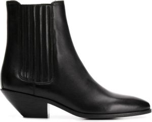 Saint Laurent West Chelsea heeled boots Black
