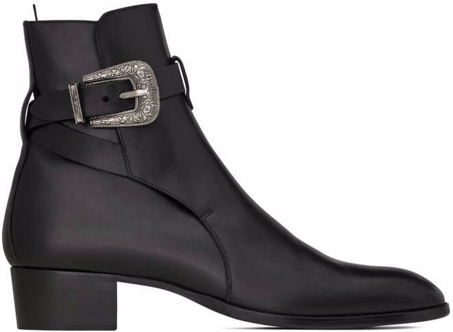 Saint Laurent 40mm Wyatt boots Black