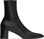Saint Laurent XIV 70mm leather ankle boots Black - Thumbnail 1