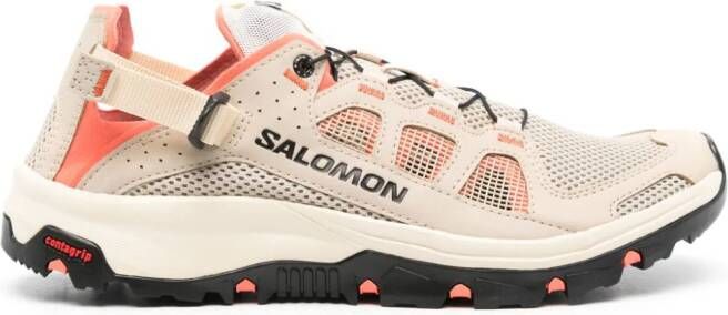 Salomon Techamphibian 5 panelled sneakers Neutrals