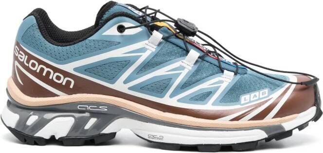 Salomon XT-6 Aegean lace-up sneakers Blue