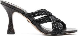 Sam Edelman braided-strap high-heel sandals Black