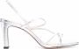SANDRO 70mm strappy leather sandals Silver - Thumbnail 1
