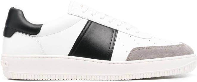 SANDRO debossed-logo low-top sneakers White