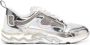 SANDRO flame-detail panelled sneakers Silver - Thumbnail 1