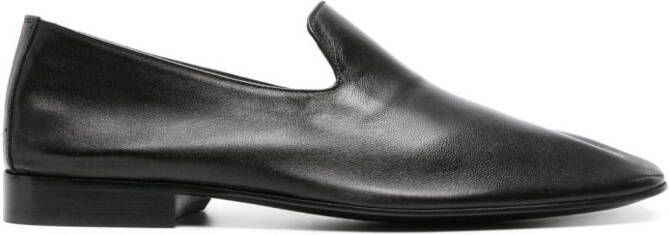 SANDRO Leonardo leather loafers Black