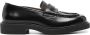 SANDRO penny slot leather loafers Black - Thumbnail 1