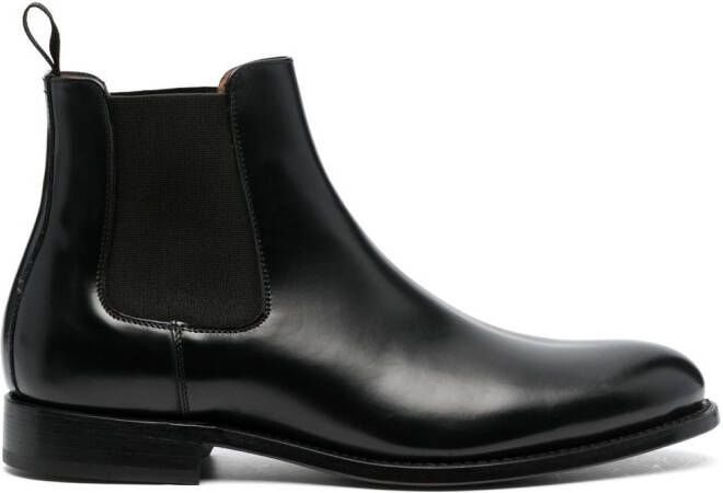 SANDRO round-toe ankle boots Black
