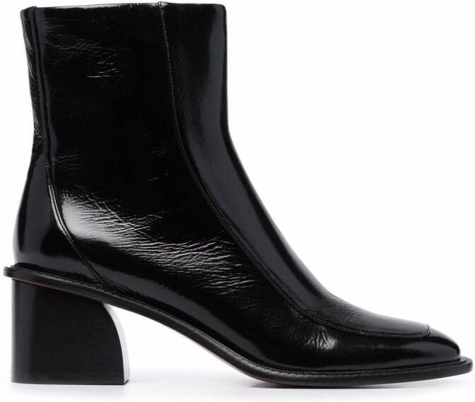 SANDRO Telissa 70mm ankle boots Black