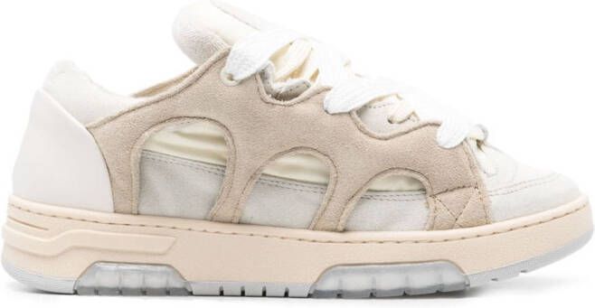 SANTHA Model 1 panelled sneakers Neutrals