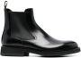 Santoni 35mm polished leather Chelsea boots Black - Thumbnail 1
