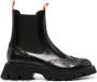 Santoni 45mm leather Chelsea boots Black - Thumbnail 1