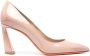 Santoni 85mm patent-leather pumps Pink - Thumbnail 1