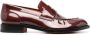 Santoni Alfie patent-leather penny loafers Red - Thumbnail 1
