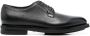 Santoni almond-toe leather derby shoes Black - Thumbnail 1