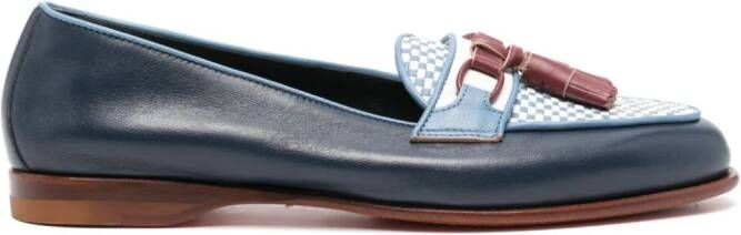 Santoni Andrea tassel-embellished loafers Blue