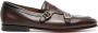 Santoni buckle-fastening leather monk shoes Brown - Thumbnail 1