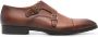 Santoni buckled leather Monk shoes Brown - Thumbnail 1