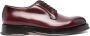 Santoni calf leather derby shoes Red - Thumbnail 1