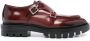 Santoni chunky leather loafers Red - Thumbnail 1